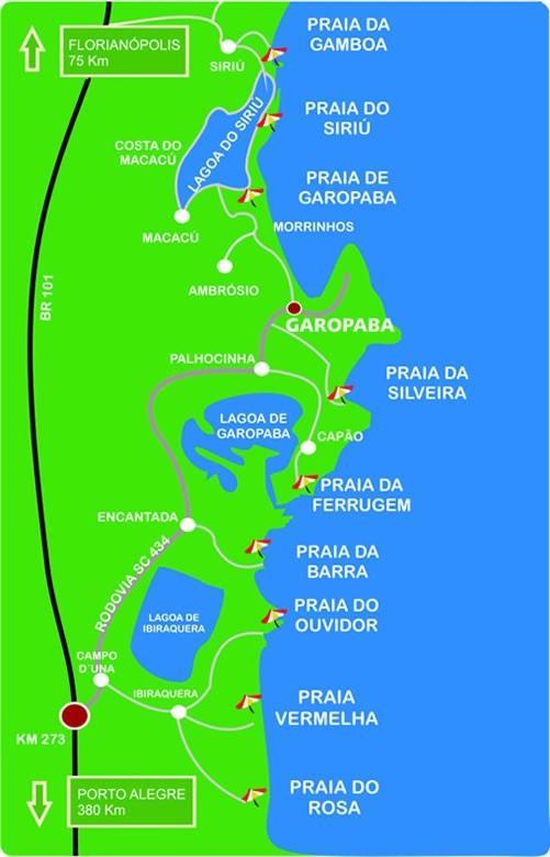 Flats Da Barrinha Da Ferrugem A 500Mt Do Mar Βίλα Garopaba Εξωτερικό φωτογραφία